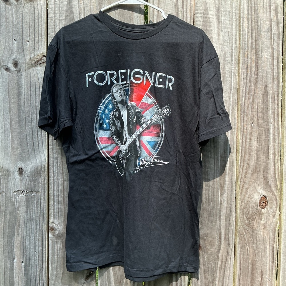 Black Foreigner Band Tee